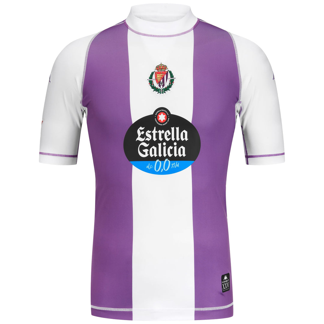 Active Jerseys_MAN_XXV REAL VALLADOLID_Shirt_White-Violet-SPONSOR - Photo