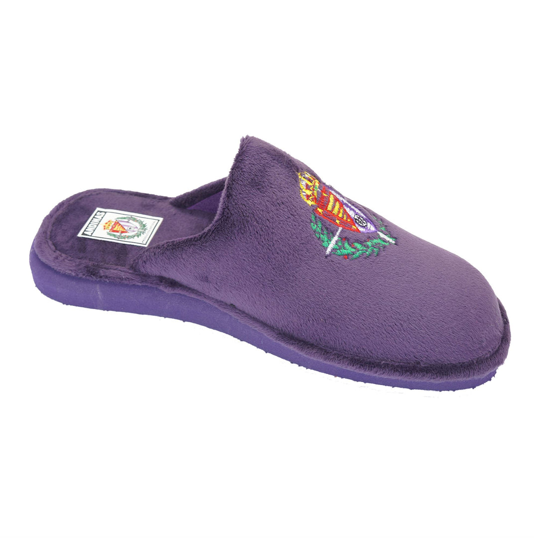 121408 ZAPATILLA NINOS REAL VALLADOLID MORADA - Slippers - SLIDE - KID UNISEX - MORADO