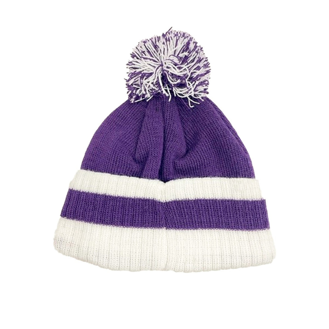 GORRO CON POMPÓN ADULTO REAL VALLADOLID DE LANA
