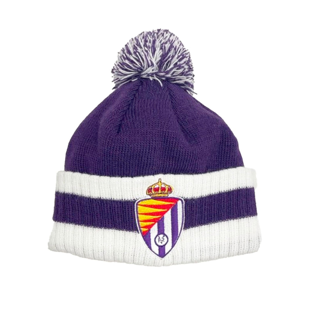 GORRO CON POMPÓN JUNIOR REAL VALLADOLID