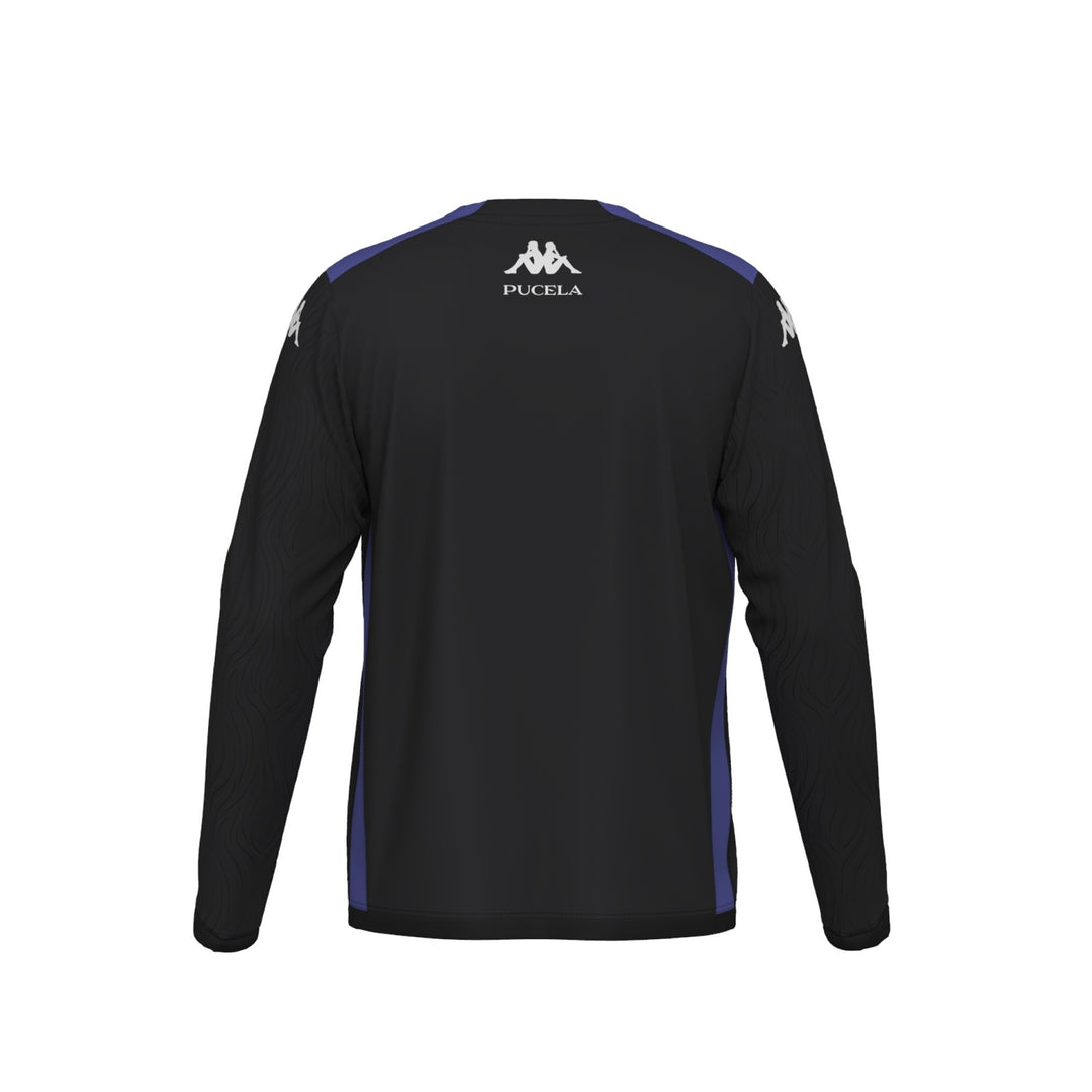 SUDADERA ENTRENO ADULTO REAL VALLADOLID NEGRO ABLAS PRO 8