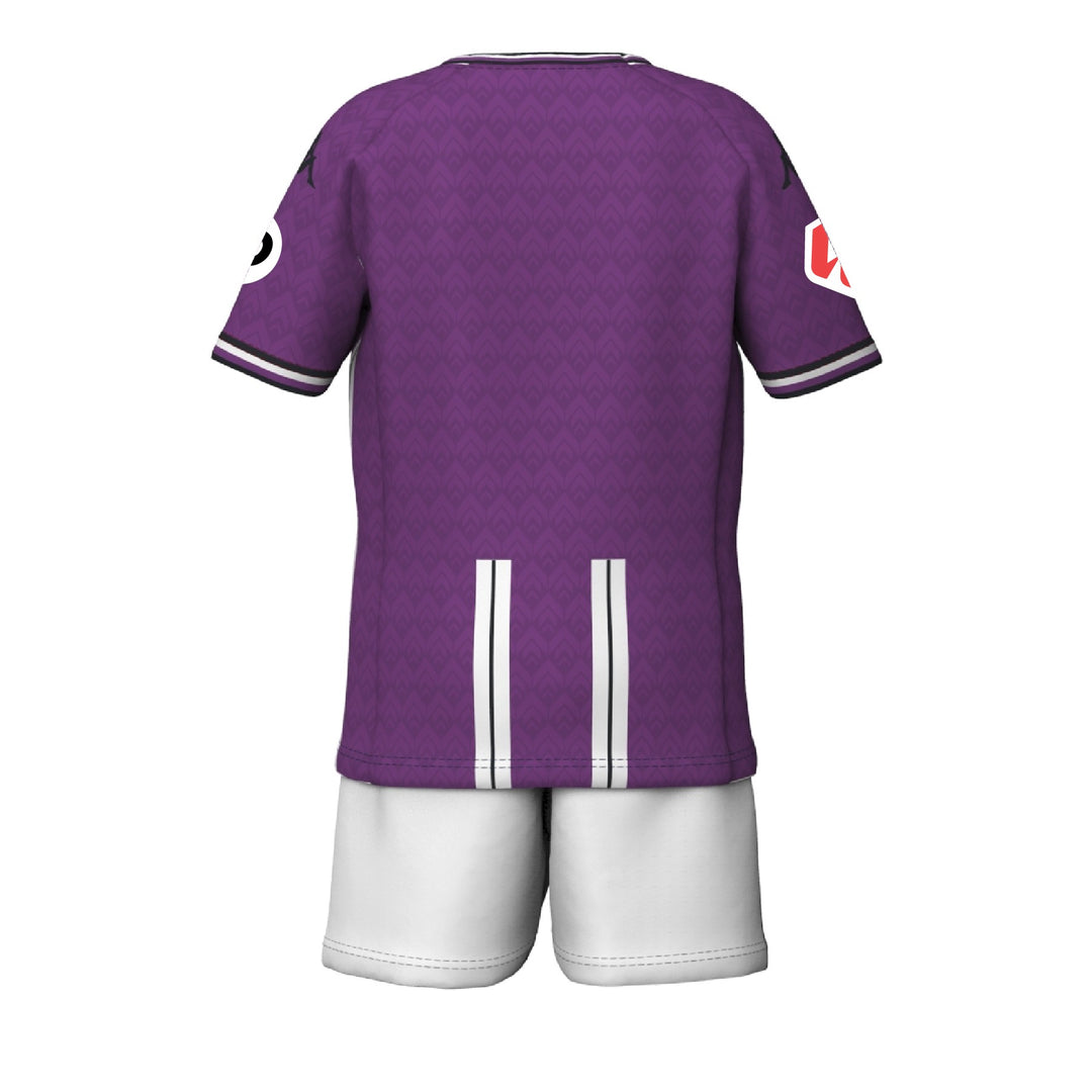 KIT 1ª EQUIPACIÓN INFANTIL REAL VALLADOLID 24/25 KOMBAT KIT HOME