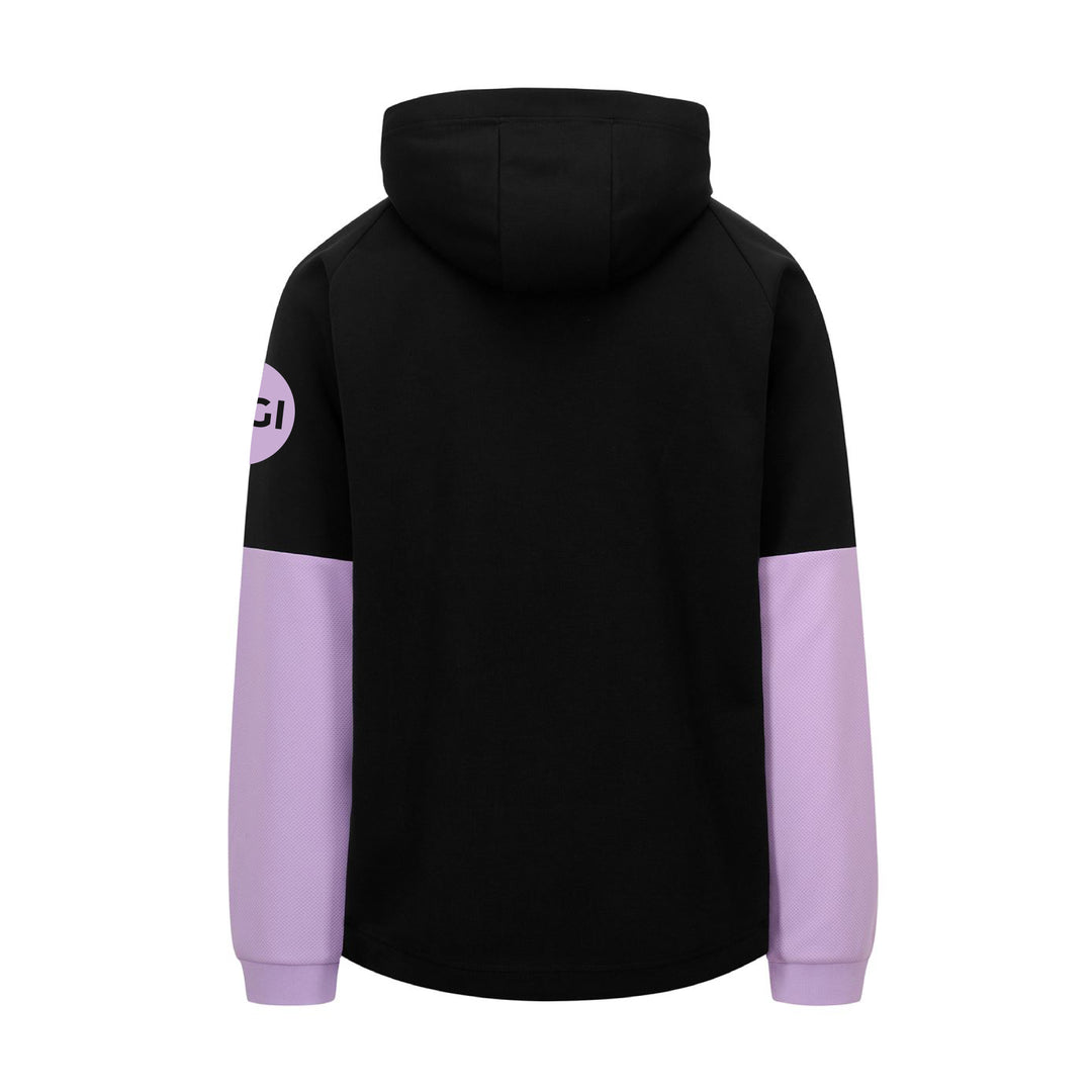 CHAQUETA DE CHÁNDAL MEQUOZIP NEGRA REAL VALLADOLID 25/26