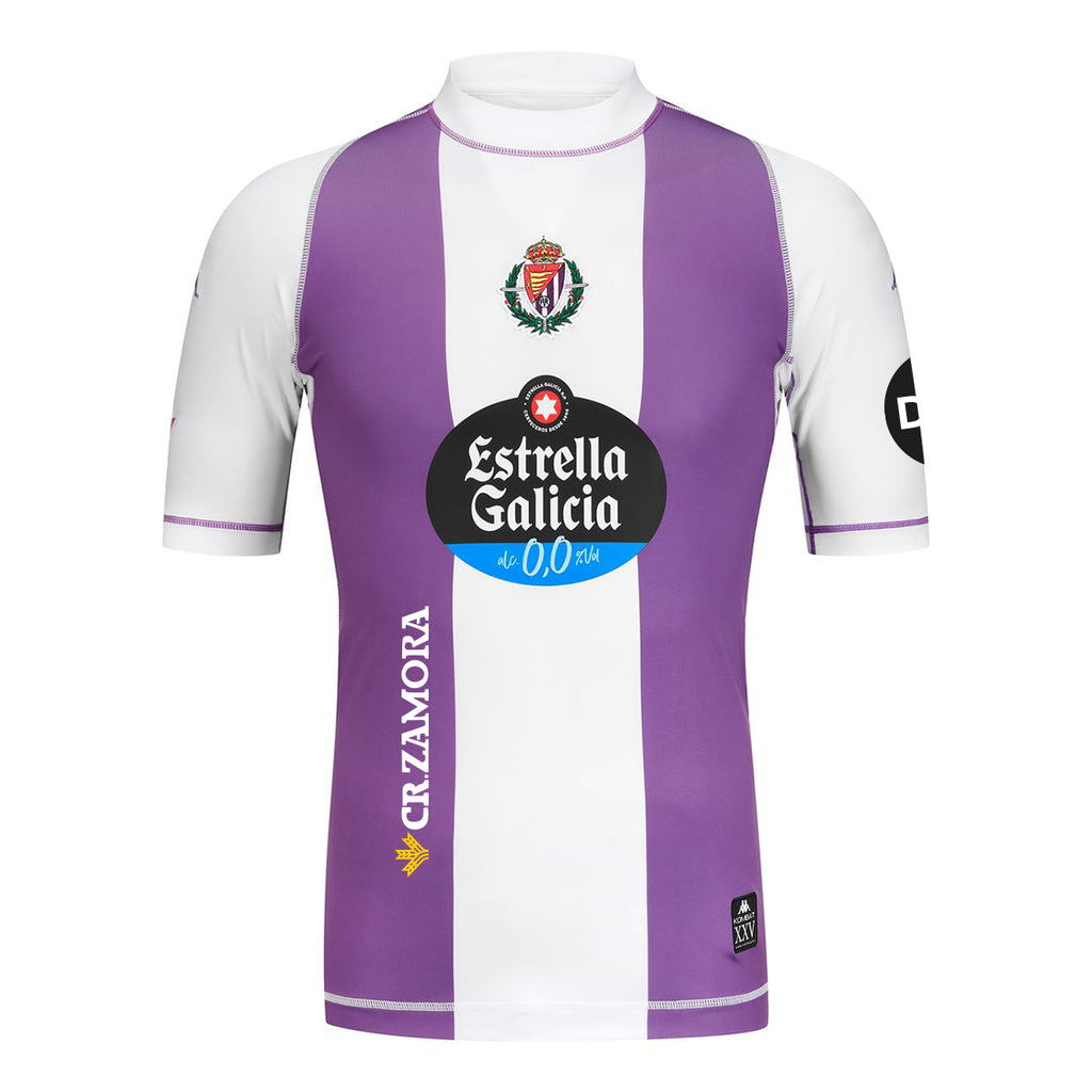 CAMISETA XXV ANIVERSARIO REAL VALLADOLID BLANQUIVIOLETA